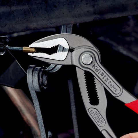 KNIPEX 8751180SBA 7" Cobra QuickSet Water Pump Pliers