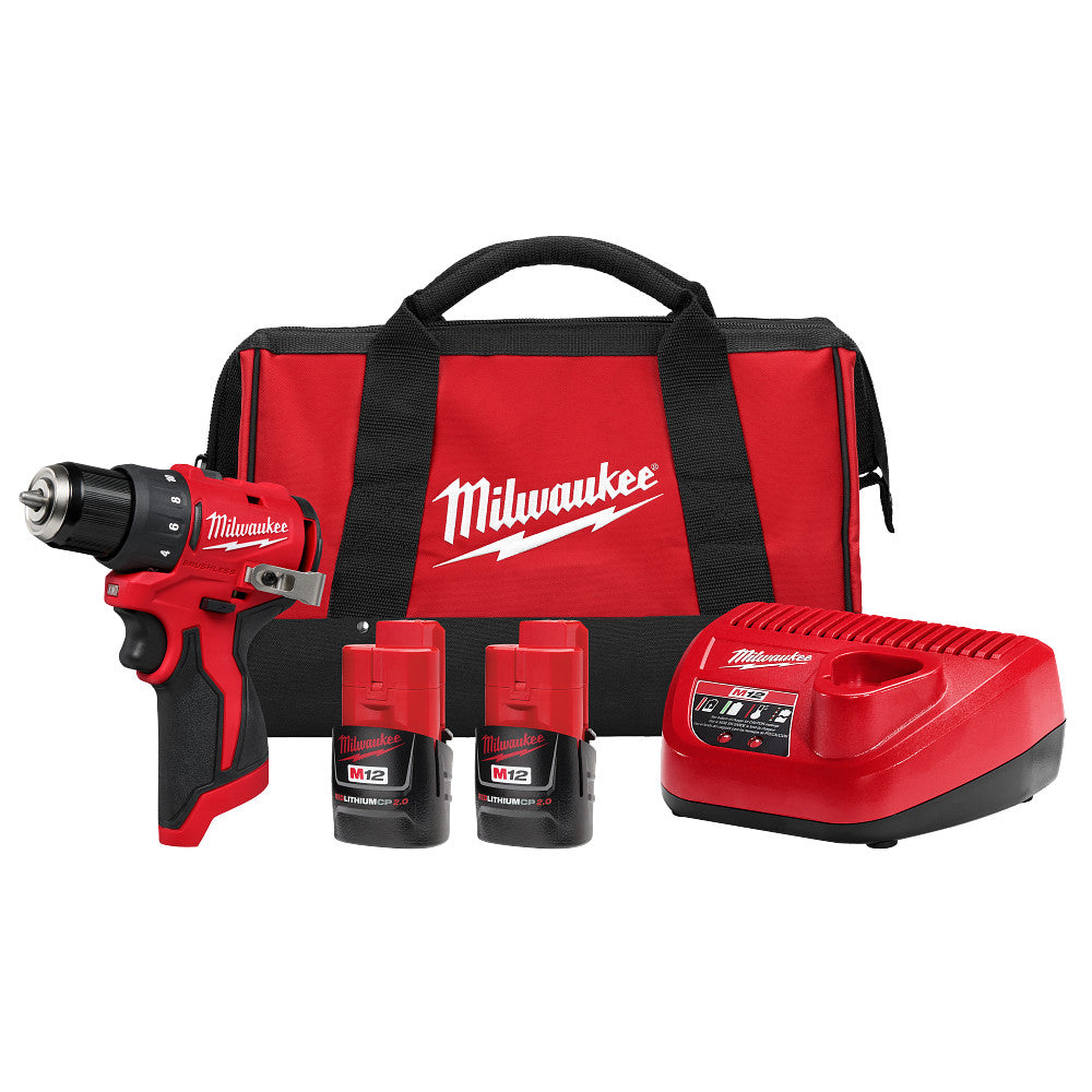 Milwaukee 3401-22 - M12™ Subcompact Brushless 3/8" Drill/Driver Kit