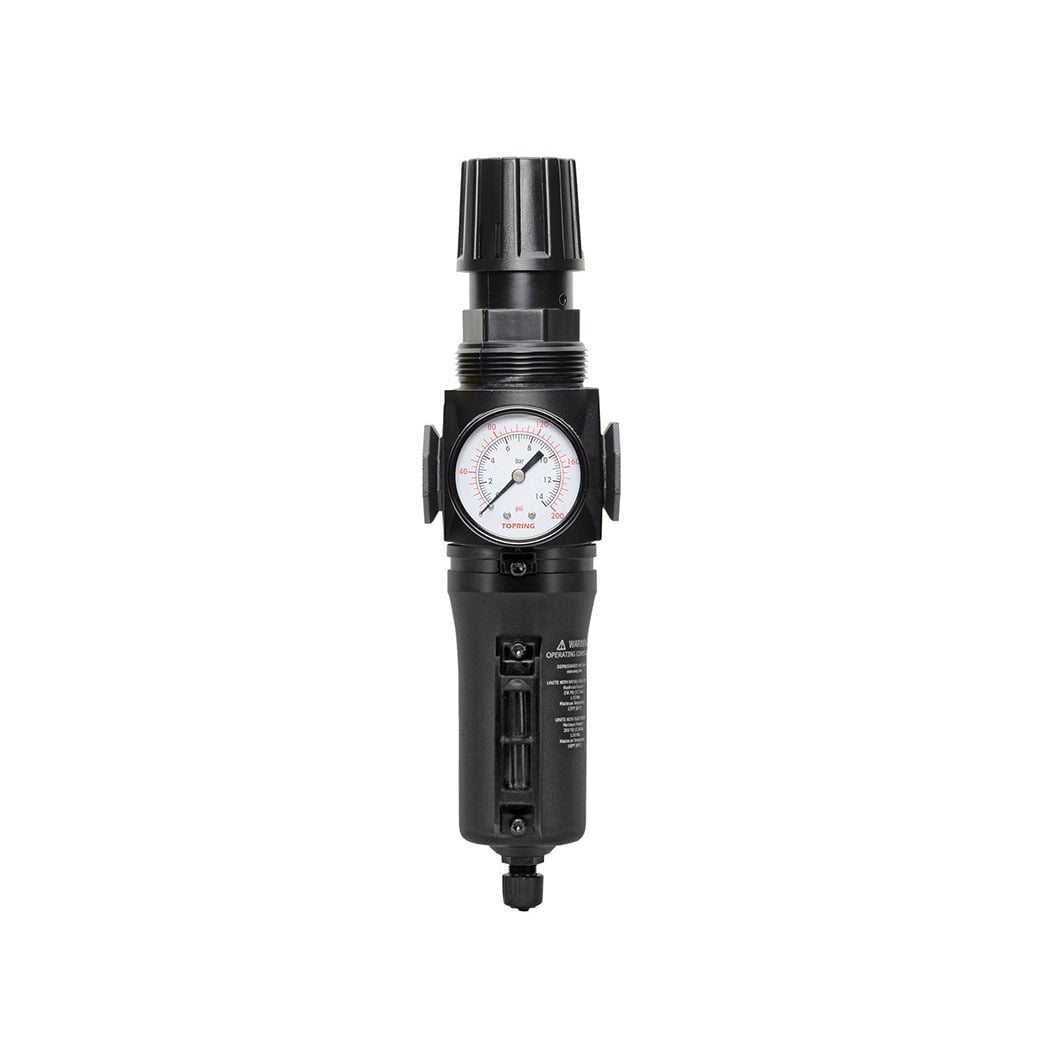 TOPRING 50.227A - 5 Micron Filter Regulator 0 to 125 PSI 1/4 (F) NPT S50 MODULAIR 300