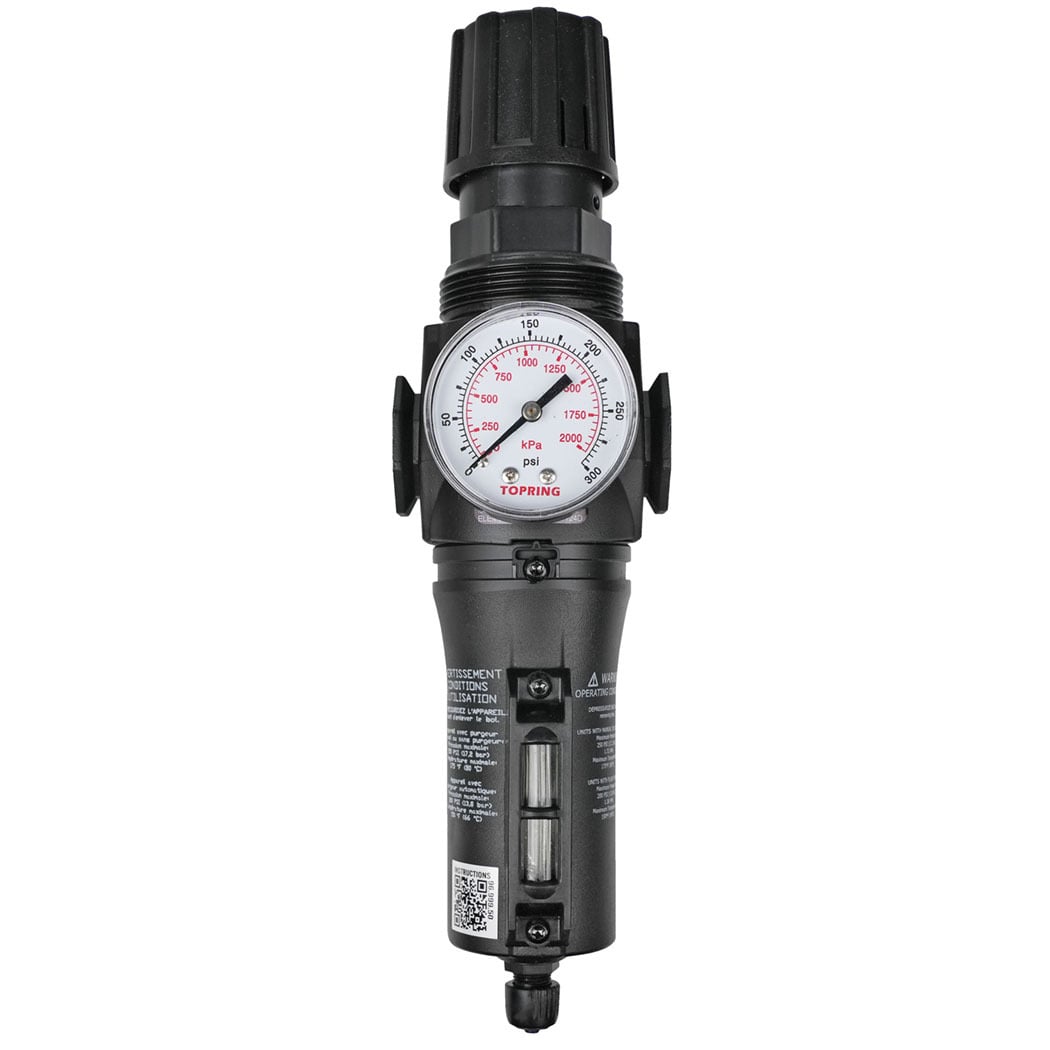 TOPRING 50.237A - 5 Micron Filter Regulator 0 to 125 PSI 1/2 (F) NPT S50 MODULAIR 300
