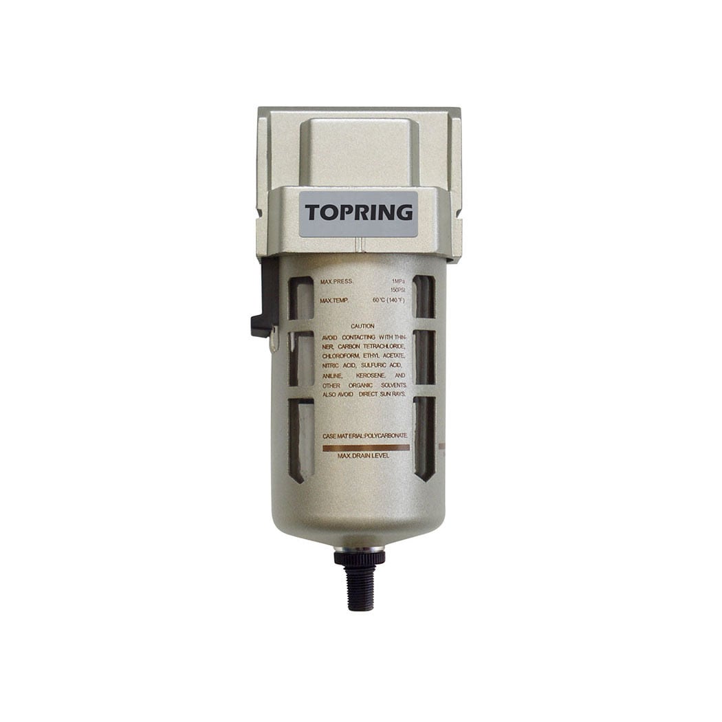 TOPRING 51.466 - 5 Micron Filter With Polycarbonate Bowl 1/2 (F) NPT S51 AIRFLO 400
