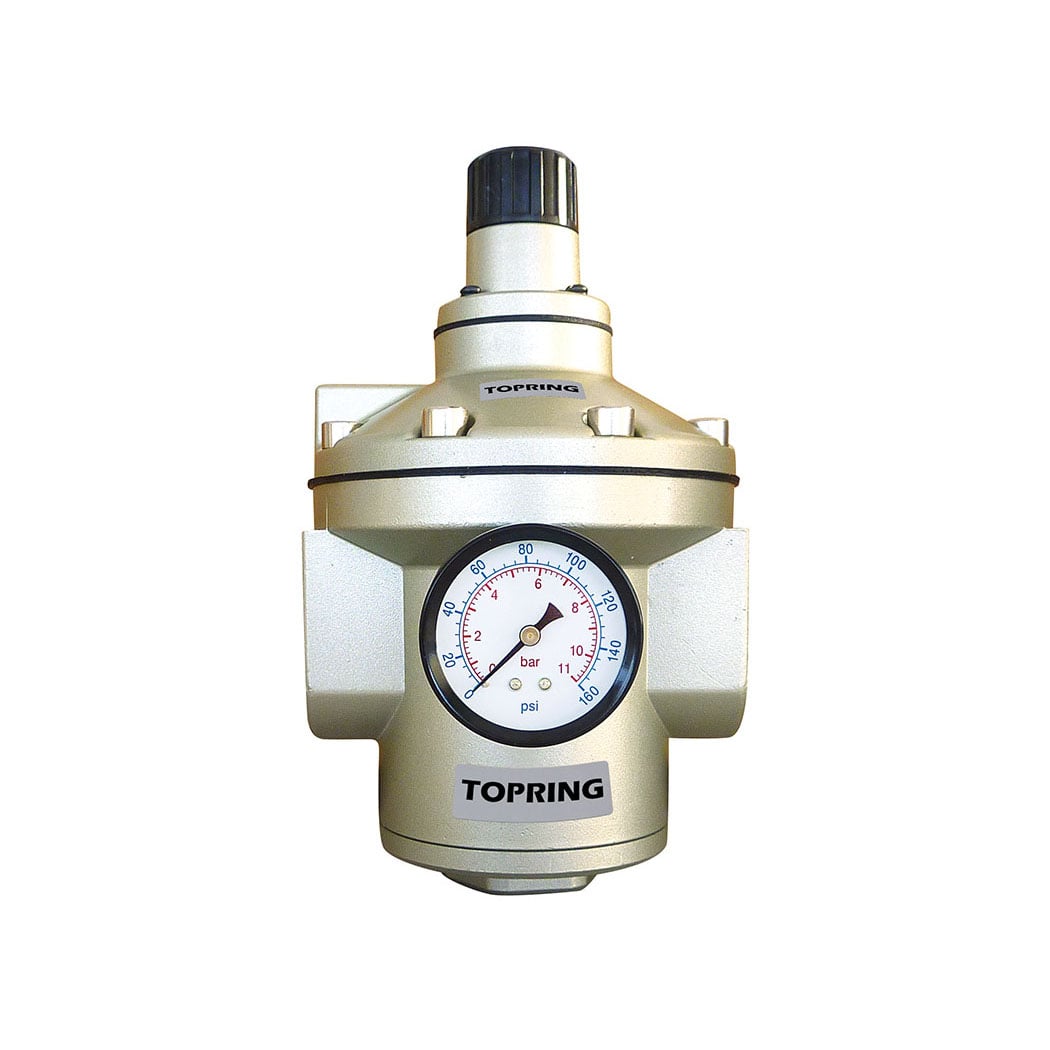 TOPRING 51.642 - Aluminum Regulator 5 to 125 PSI 1-1/2 (F) NPT S51 AIRFLO 600
