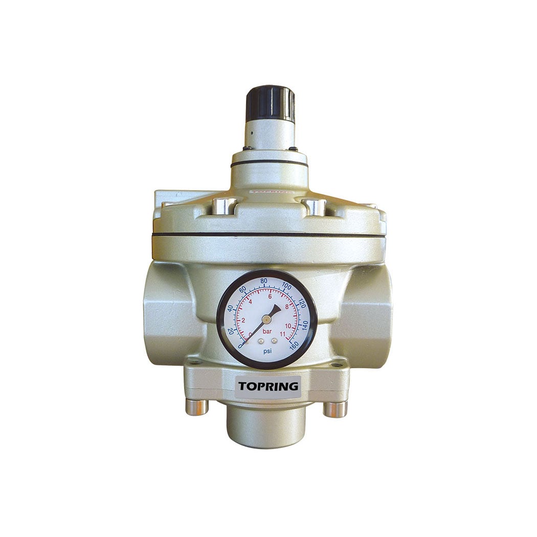 TOPRING 51.645 - Aluminum Regulator 5 to 125 PSI 2 (F) NPT S51 AIRFLO 700