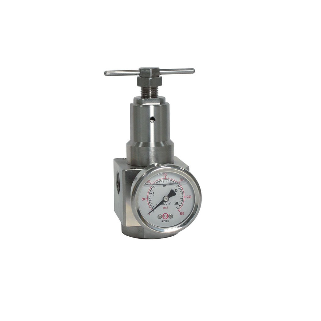 TOPRING 51.775 - Stainless Steel Regulator 7 to 170 PSI 1/2 (F) NPT S51 AIRFLO 350