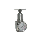 TOPRING 51.775 - Stainless Steel Regulator 7 to 170 PSI 1/2 (F) NPT S51 AIRFLO 350