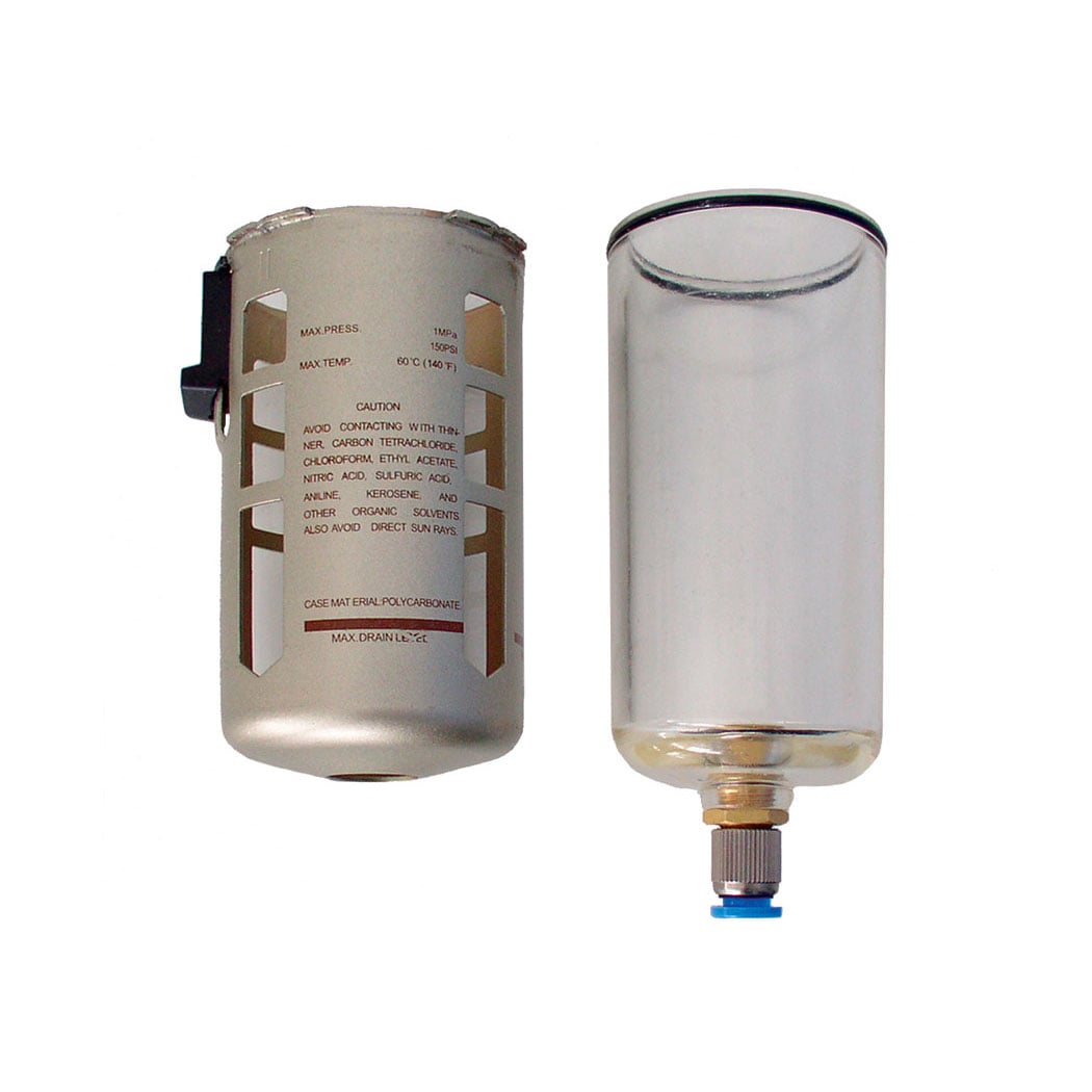 TOPRING 51.810 - 45 ml Polycarbonate Bowl With Protector for Filter, Coalescing Filter and Filter Regulator S51