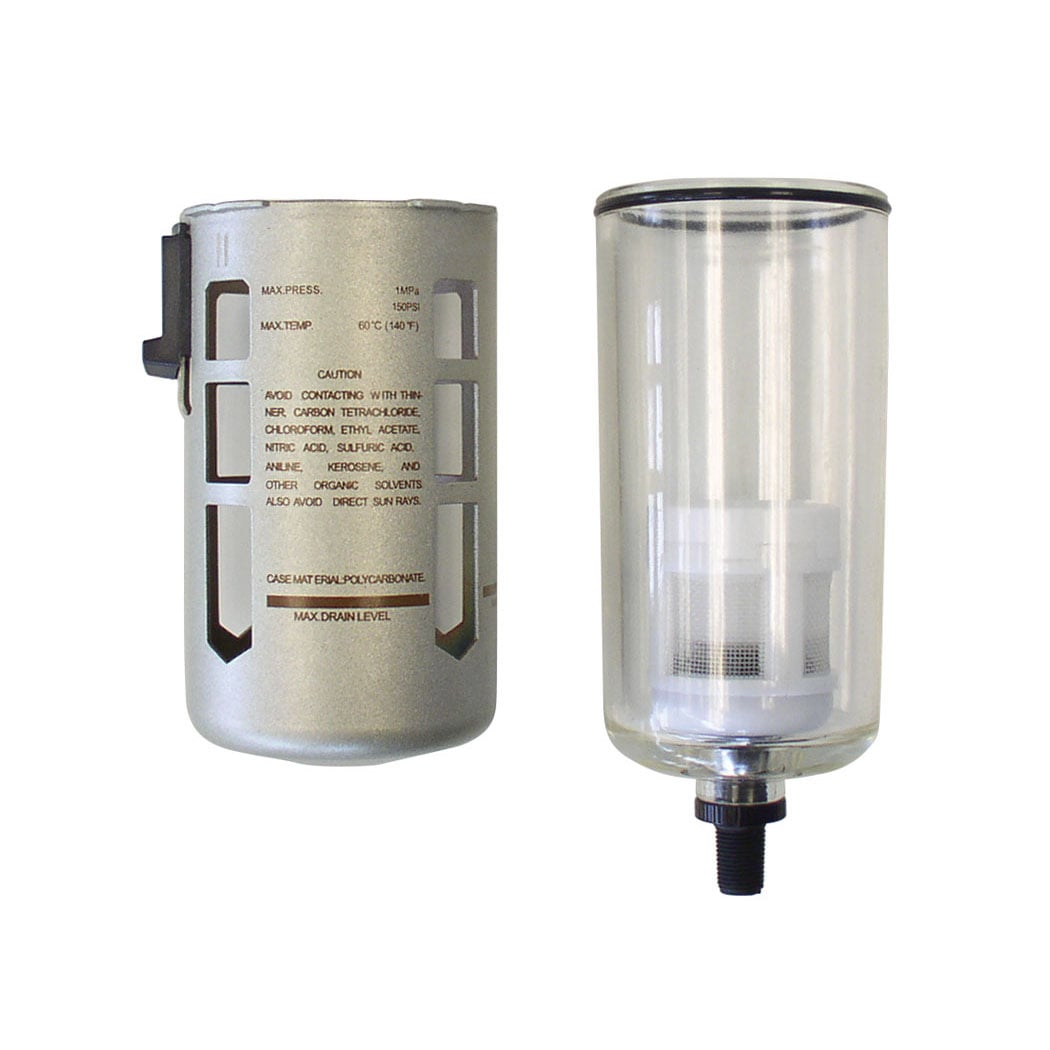 TOPRING 51.820 - Polycarbonate Bowl With Protector for Filter, Coalescing Filter and Filter Regulator S51