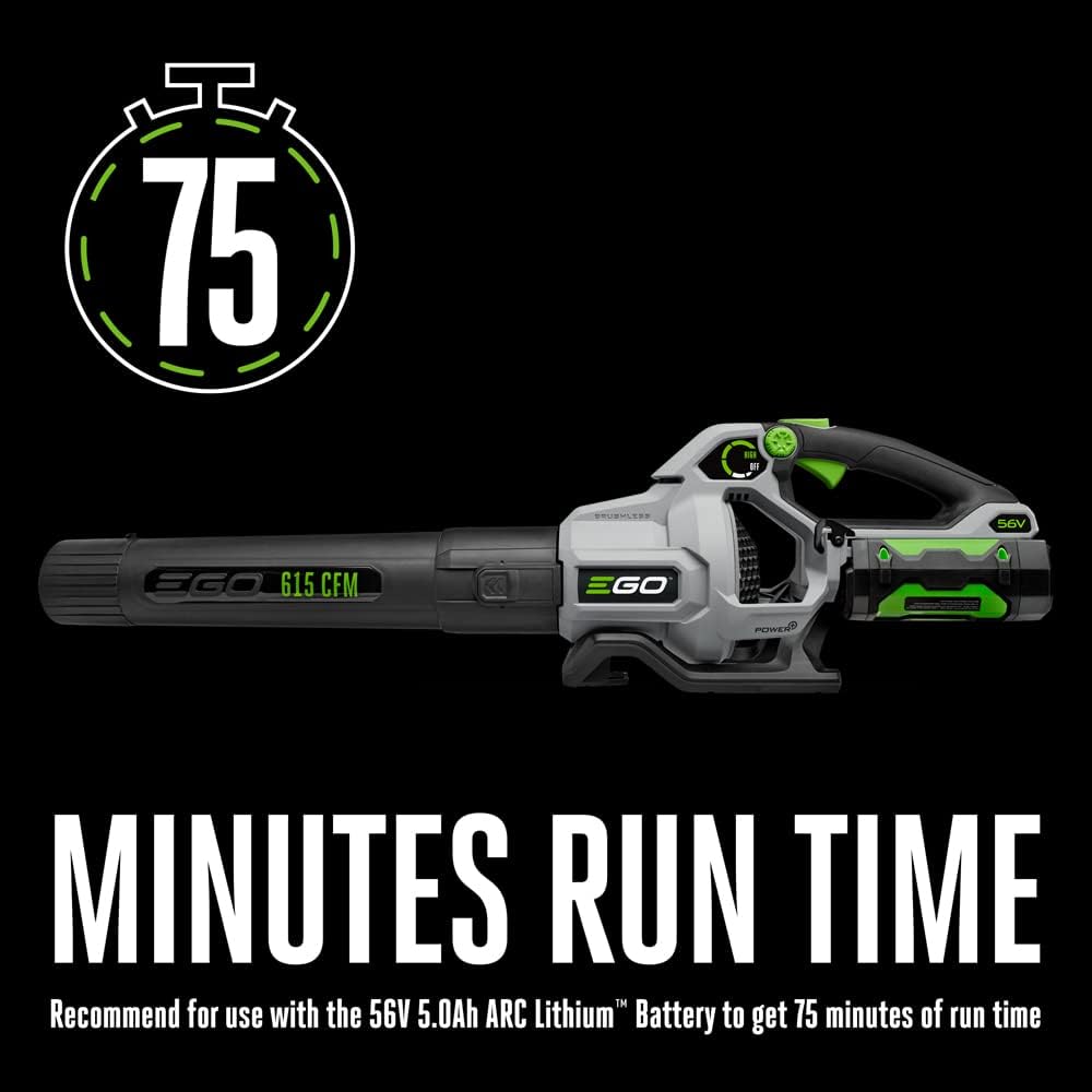 EGO LB6150 Power+ 615 CFM Variable-Speed 56V Lithium-Ion Cordless Leaf Blower