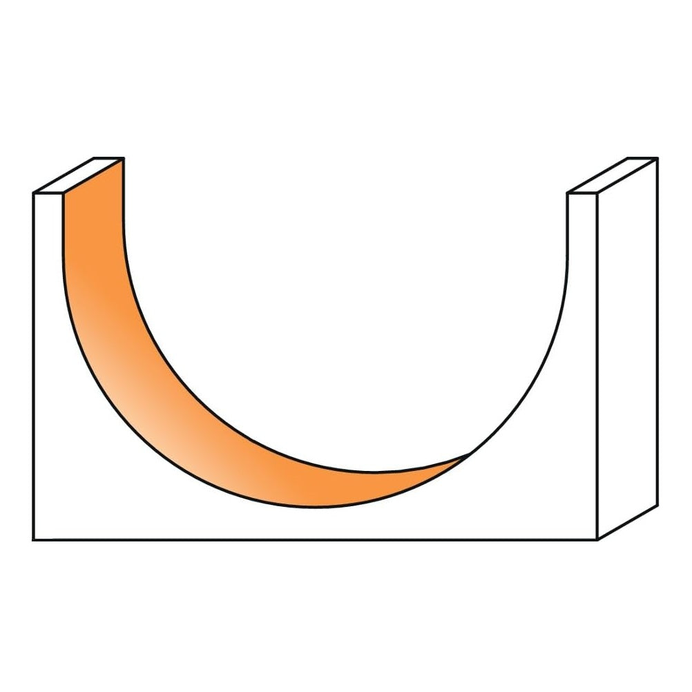 CMT 814.880.11 - Round Nose Router Bit