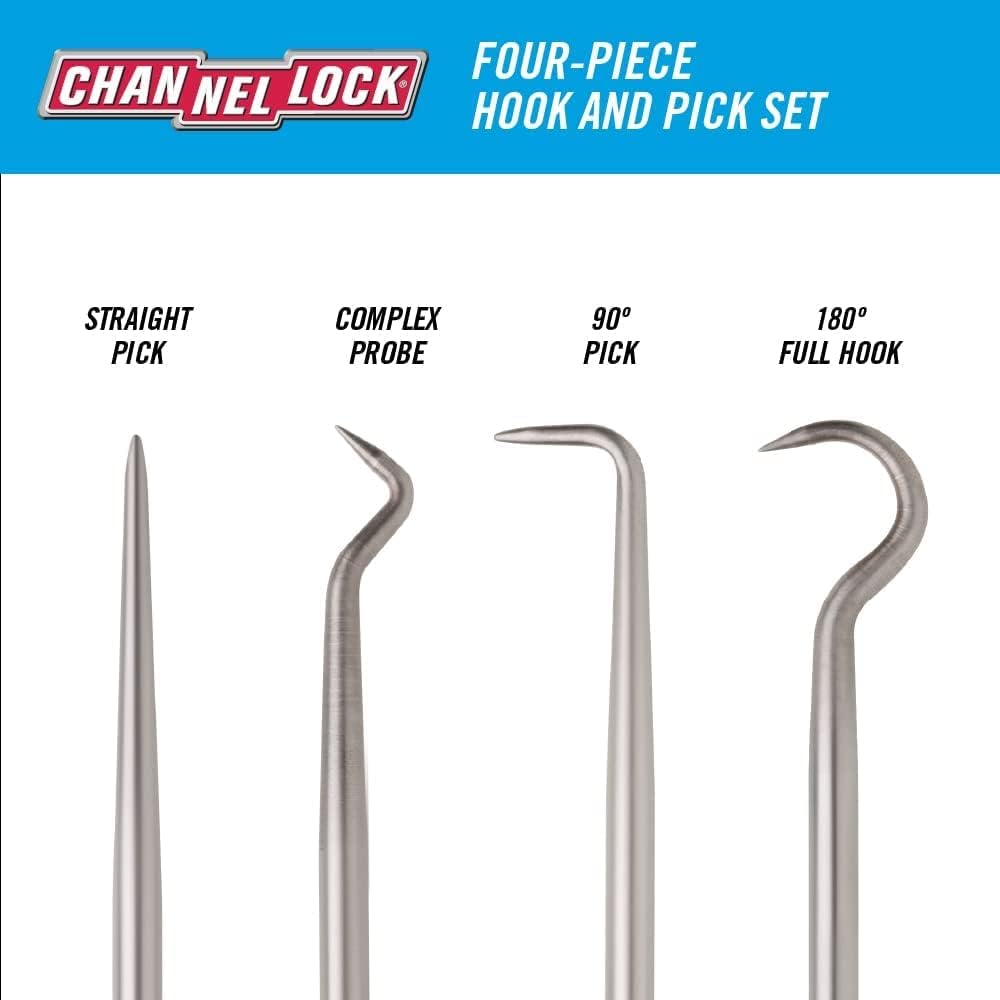 ChannelLock HP-4H - 4pc Hook & Pick Set