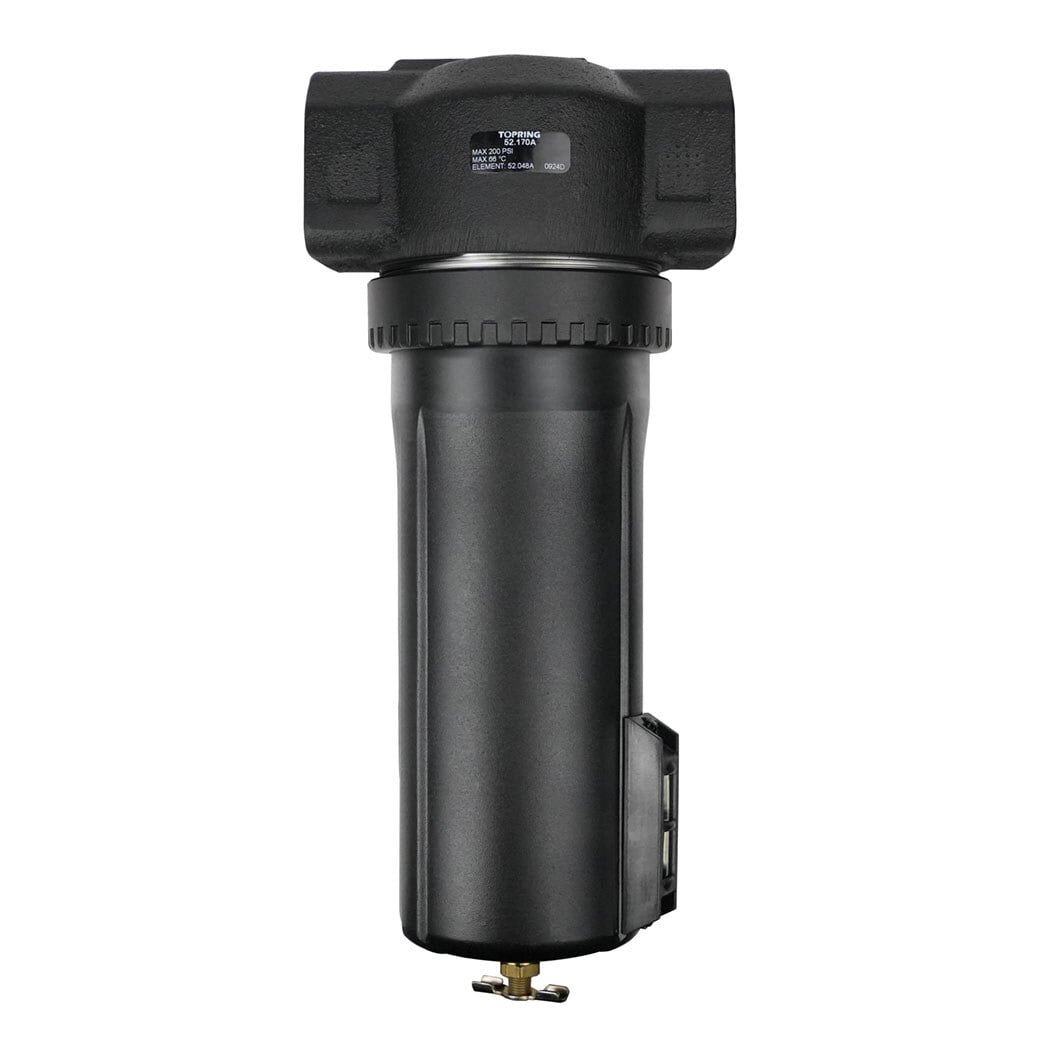 TOPRING 52.170A - 40 Micron Filter With Aluminum Bowl 1-1/2 (F) NPT S52 HIFLO 600