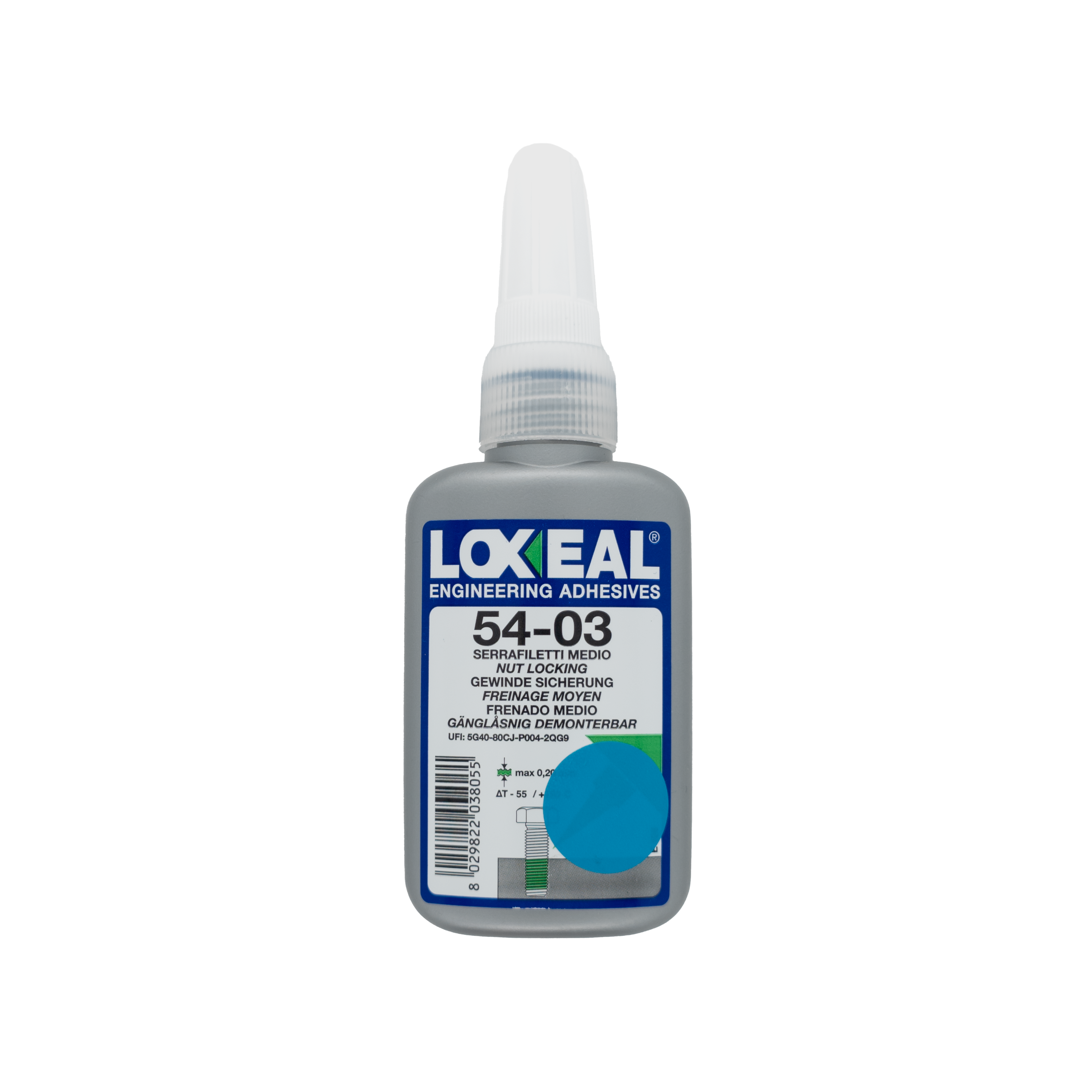 LOXEAL - (54-03) - Medium Thread Locker - 50ml