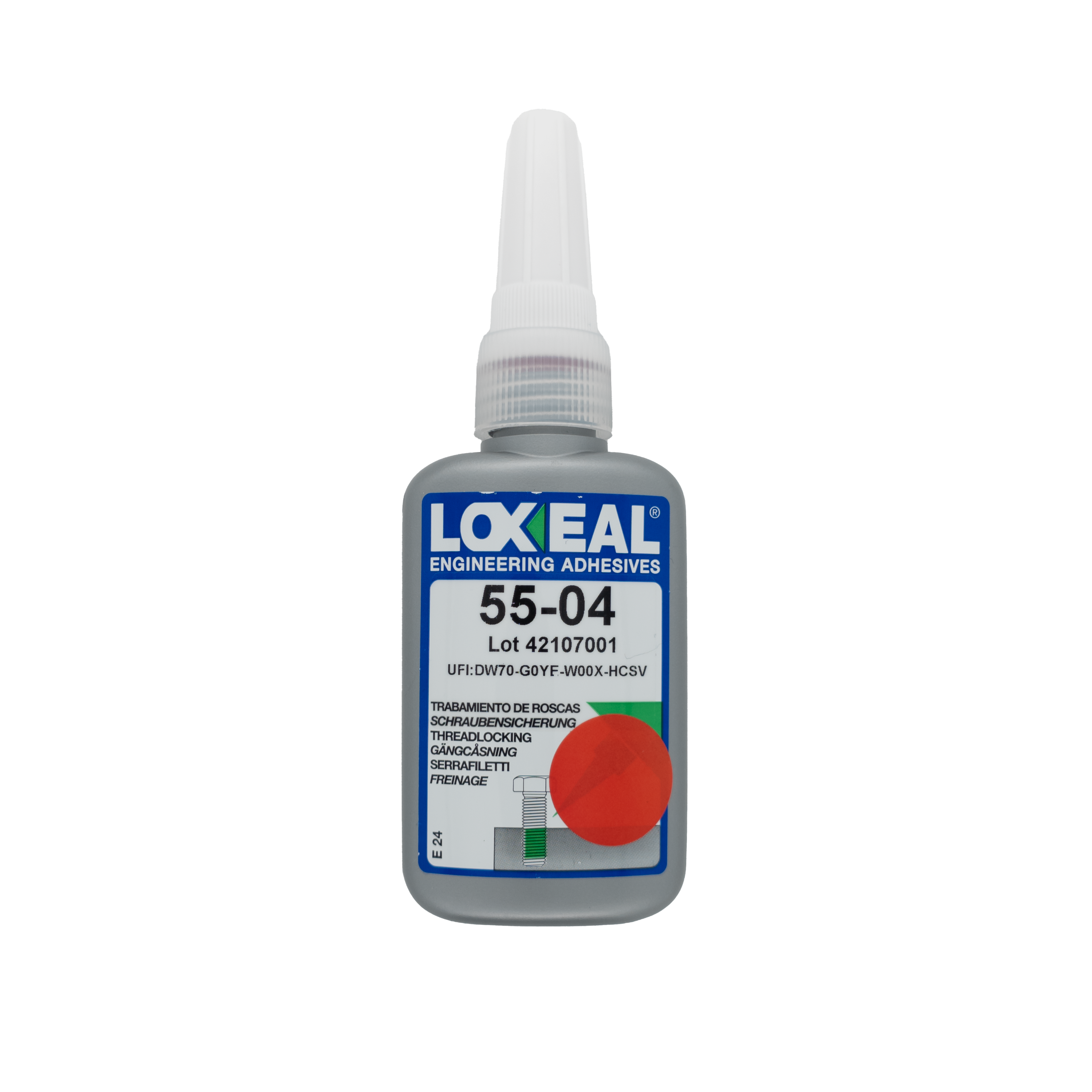 LOXEAL - (55-04) - Medium/High Strength Thread Locker - 50ml