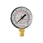 TOPRING 55.145 - 1-1/2 In. Steel Dry Gauge 0 to 160 PSI