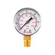 TOPRING 55.135 - 1-1/2 In. Steel Dry Gauge 0 to 60 PSI