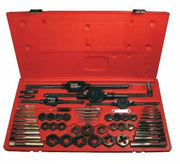 58 Piece Magnum Super Premium Set Straight Flute Plug Taps & Hex Dies (1 Set), Norseman Drill #61680 NORSEMAN