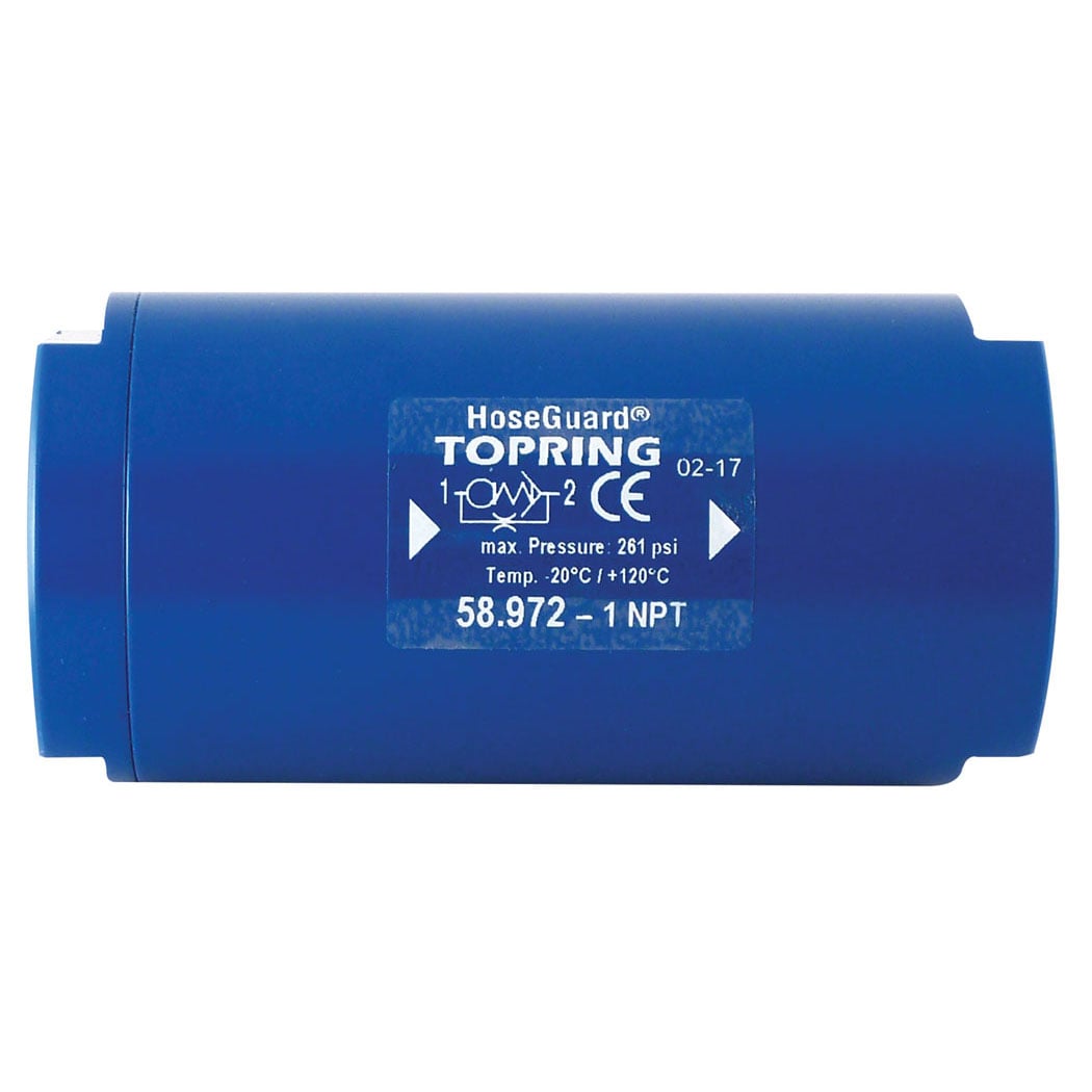TOPRING 58.972 - Aluminum Air Fuse 163 SCFM 1 (F) to 1 (F) NPT HOSEGUARD