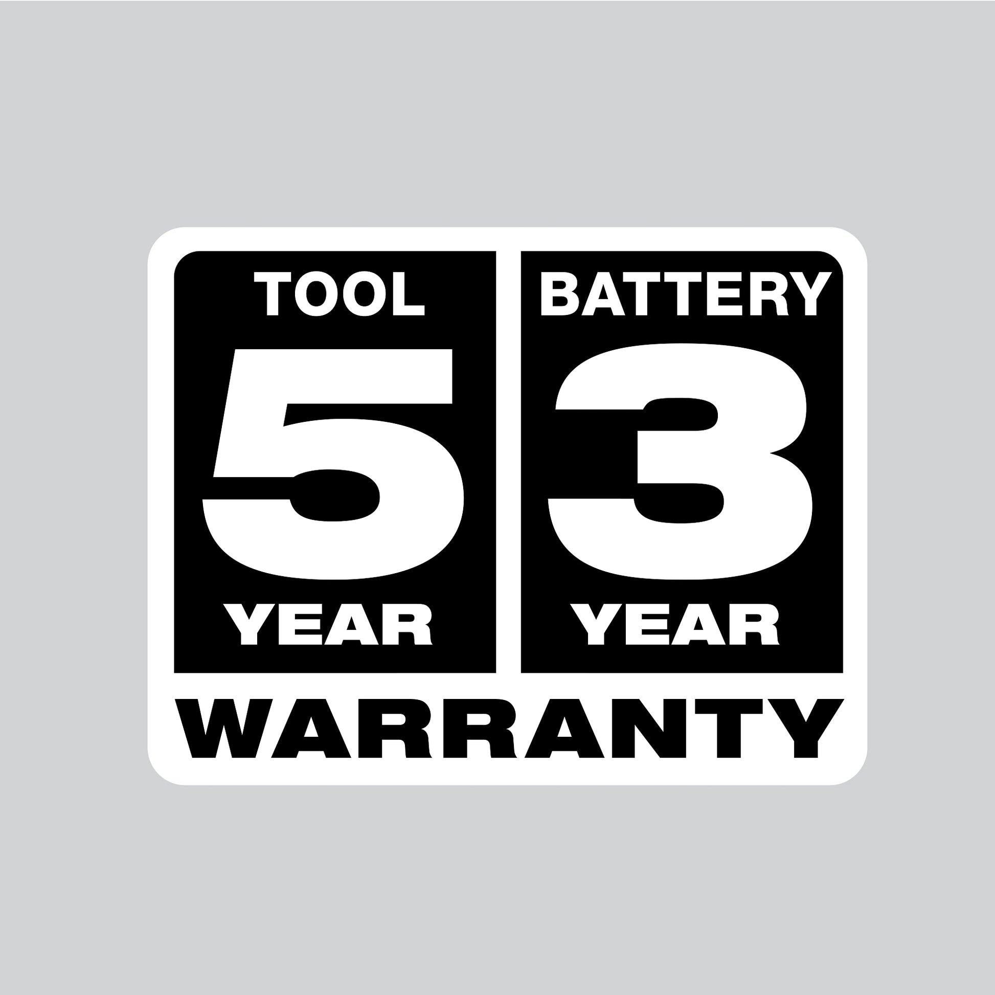 Milwaukee 5 Year Tool and 3 Year Battery Warranty