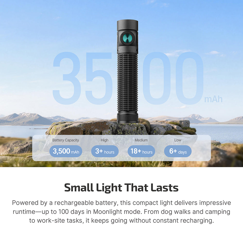 OLIGHT BATON4PRO - Baton 4 Pro EDC Flashlight - 1600 Lumens USB-C