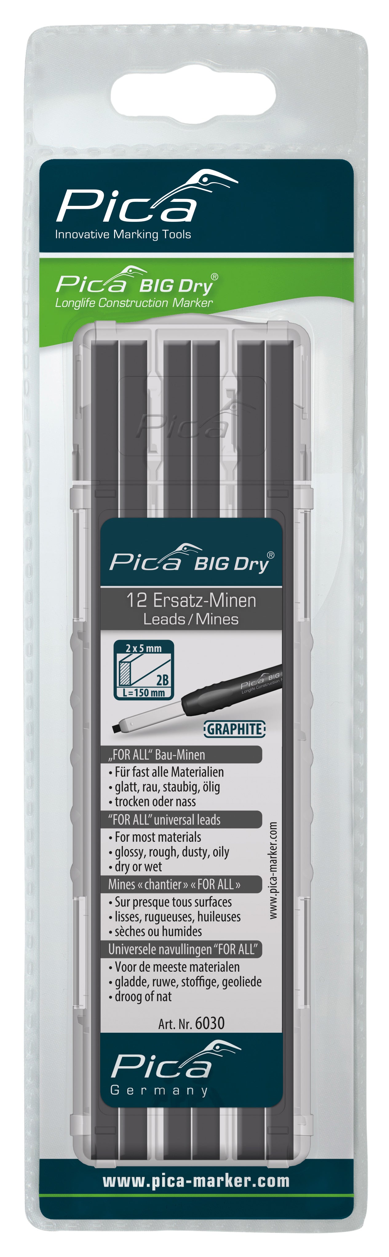 Pica - PICA-6030 - BIG Dry Refill Leads