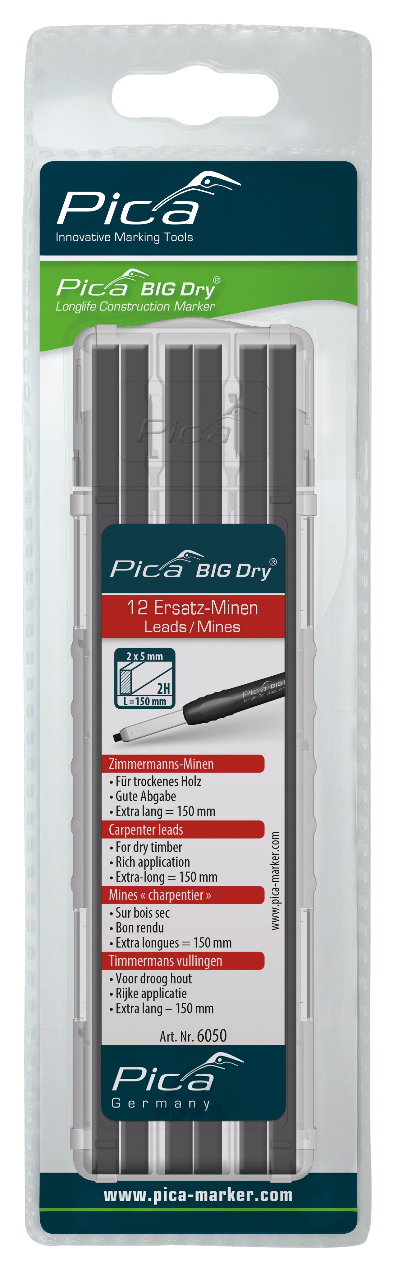 Pica - PICA-6050 - BIG Dry Refill Leads
