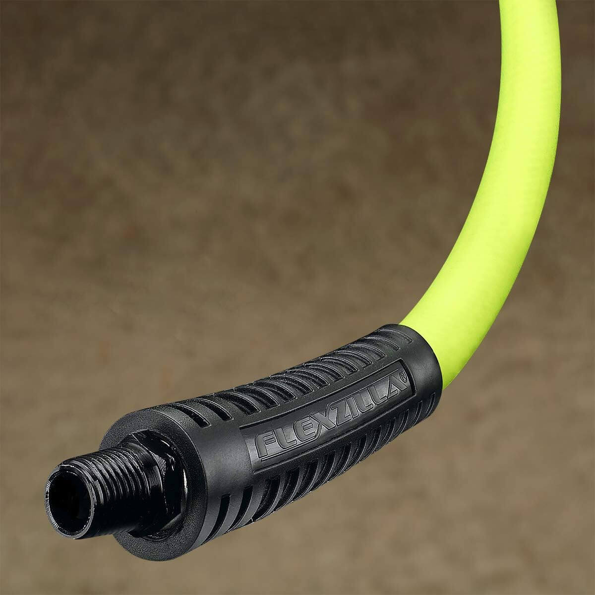 FLEXZILLA HFZ38100YW2 - Pro Air Hose, 3/8 in. x 100 ft., 1/4 in. MNPT Fittings
