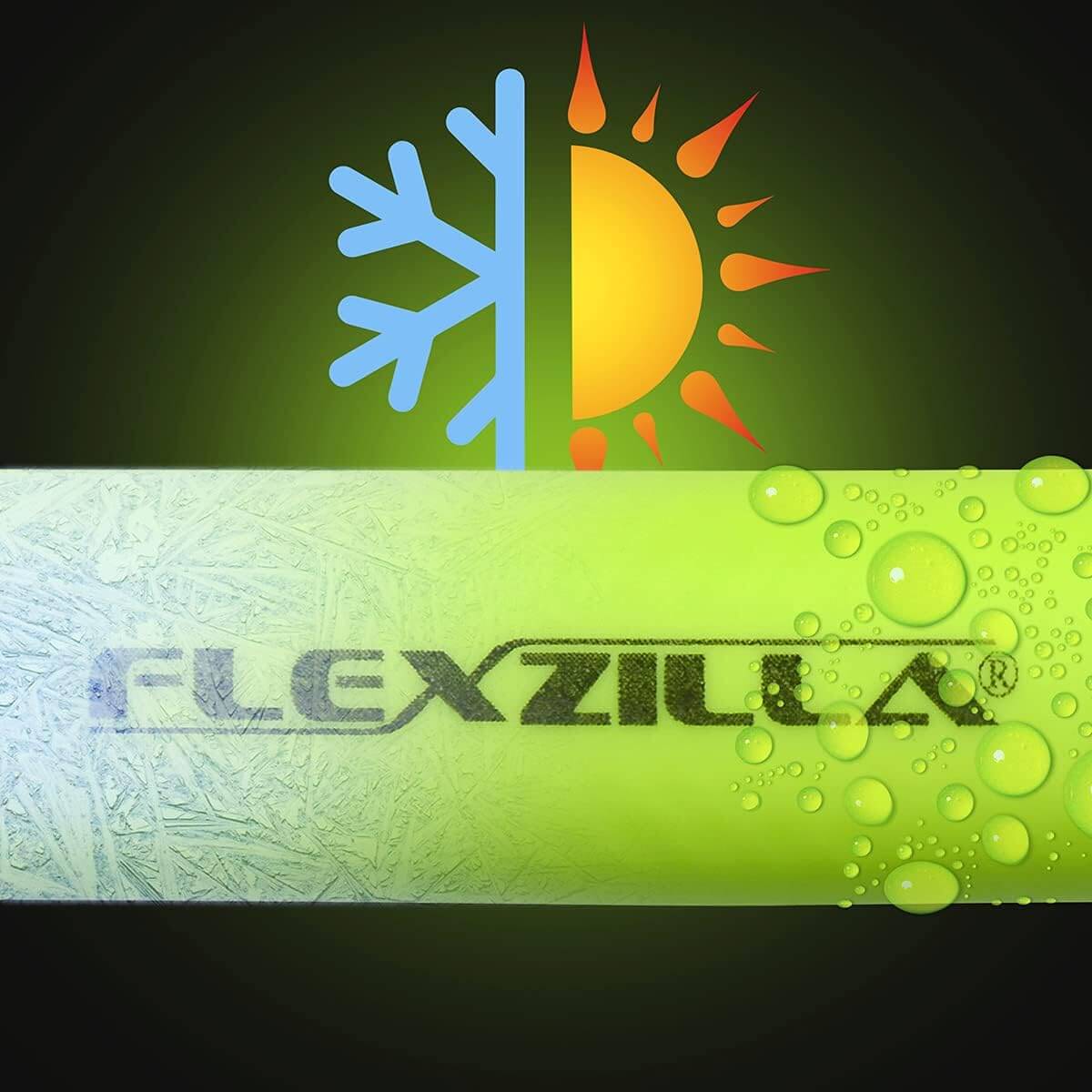 FLEXZILLA HFZ38100YW2 - Pro Air Hose, 3/8 in. x 100 ft., 1/4 in. MNPT Fittings