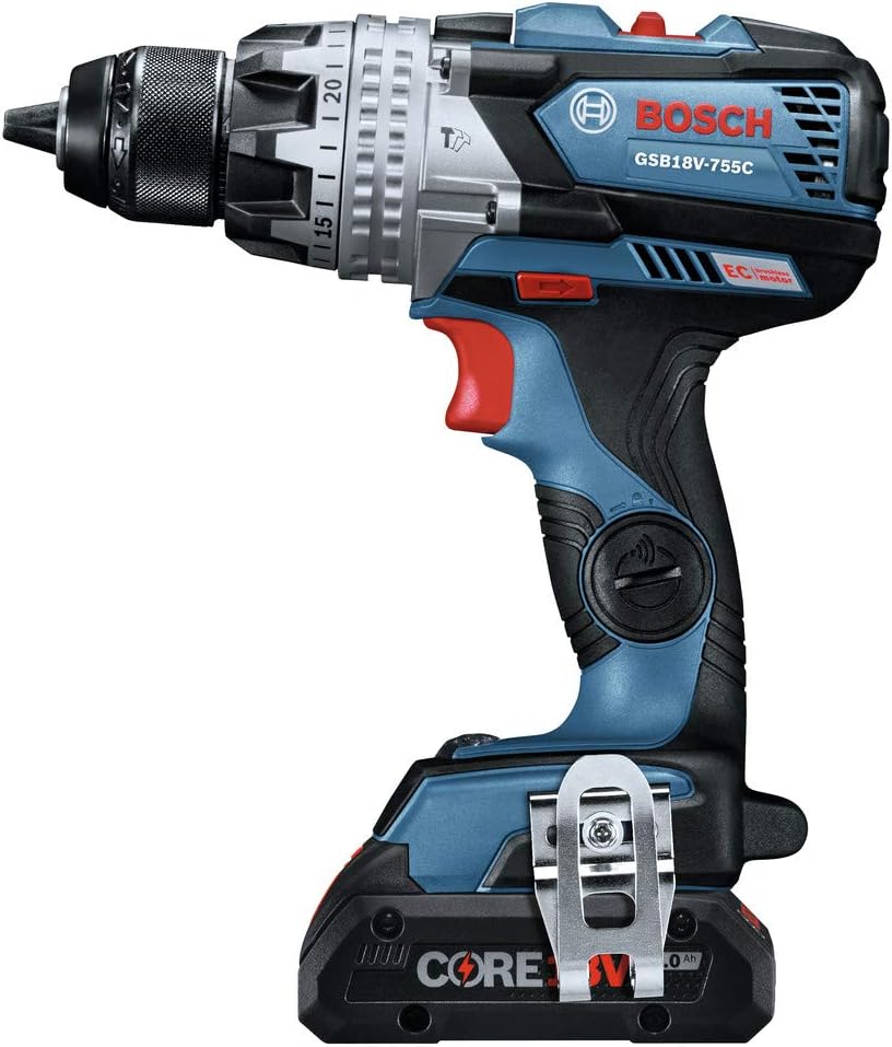 Bosch GXL18V-224B25 - Ensemble perceuse-visseuse à percussion et marteau perforateur 18 V sans balais de qualité supérieure