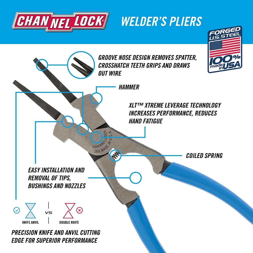 ChannelLock 360 - 9" Welder's Plier