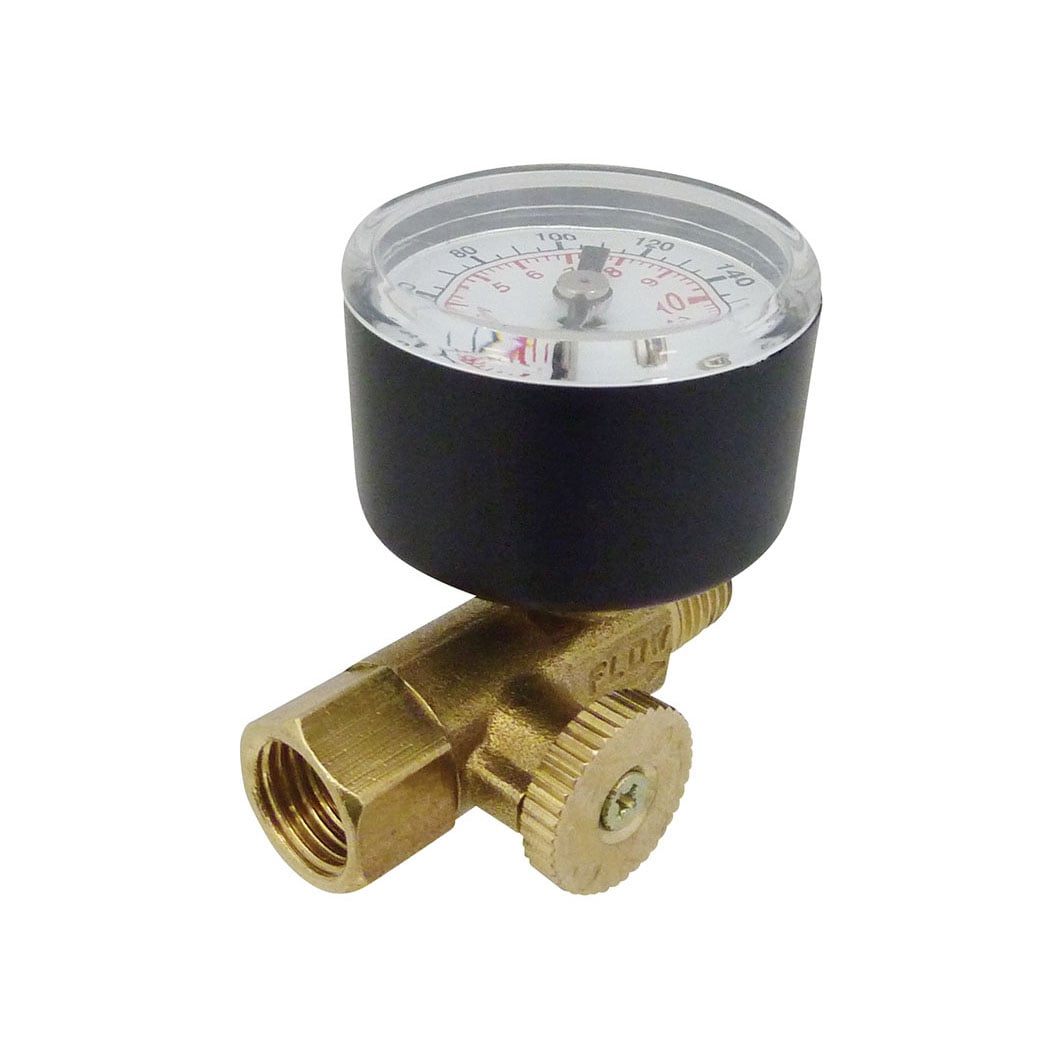 TOPRING 62.105 - Brass In-line Airflow Regulator 0 to 160 PSI 1/4 (F-M) NPT