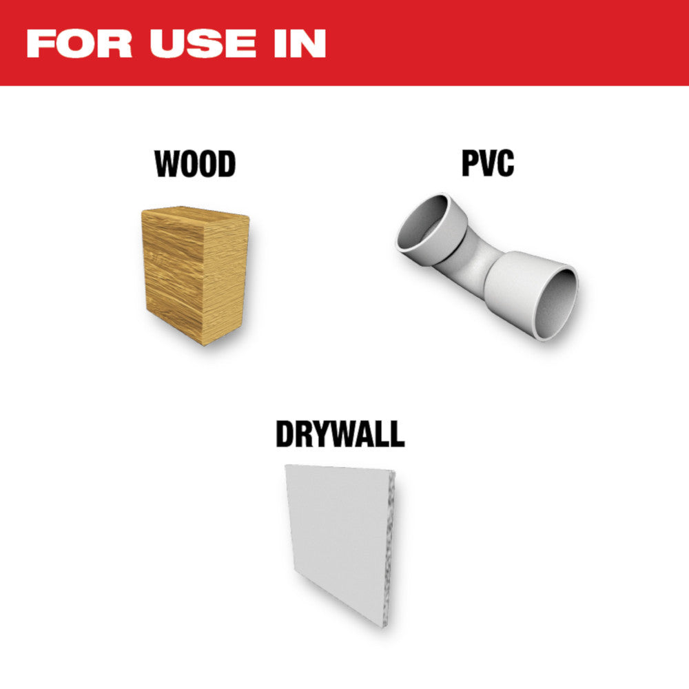 Milwaukee 49-25-1113 - OPEN-LOK™ 2-1/2" HCS Holz-Multifunktionswerkzeug-Klingen, 3er-Pack