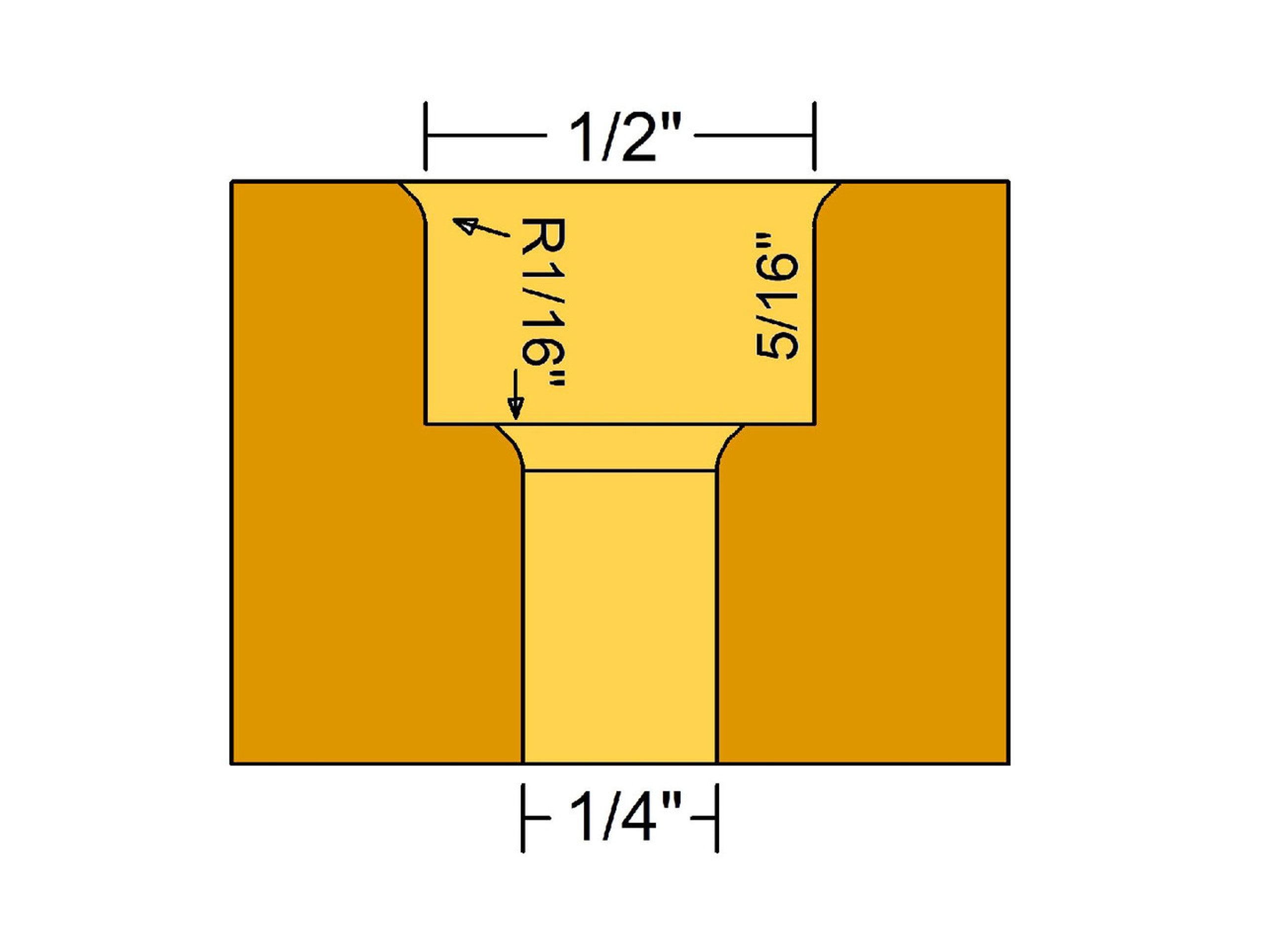 ZEROPLAY 2-Step Plunge Bit (1/4" Shank) - MB-025-0525PL