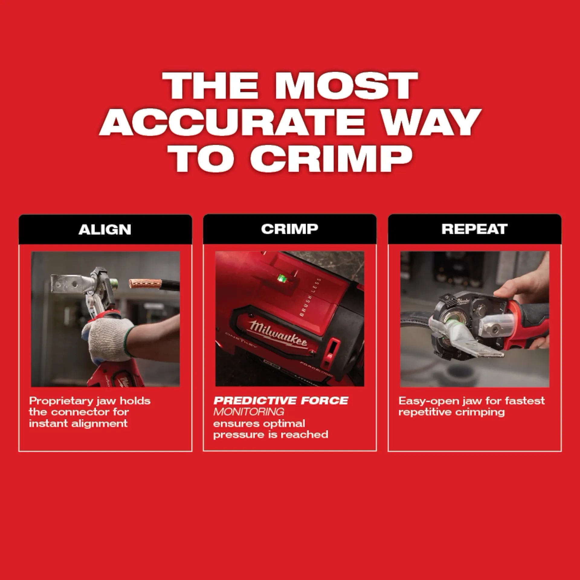 Milwaukee 2679-22 M18 FORCE LOGIC 600 MCM Crimper Kit