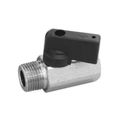 TOPRING 65.119 - Brass Mini Ball Valve 1/8 (M) NPT to 1/8 (F) NPT