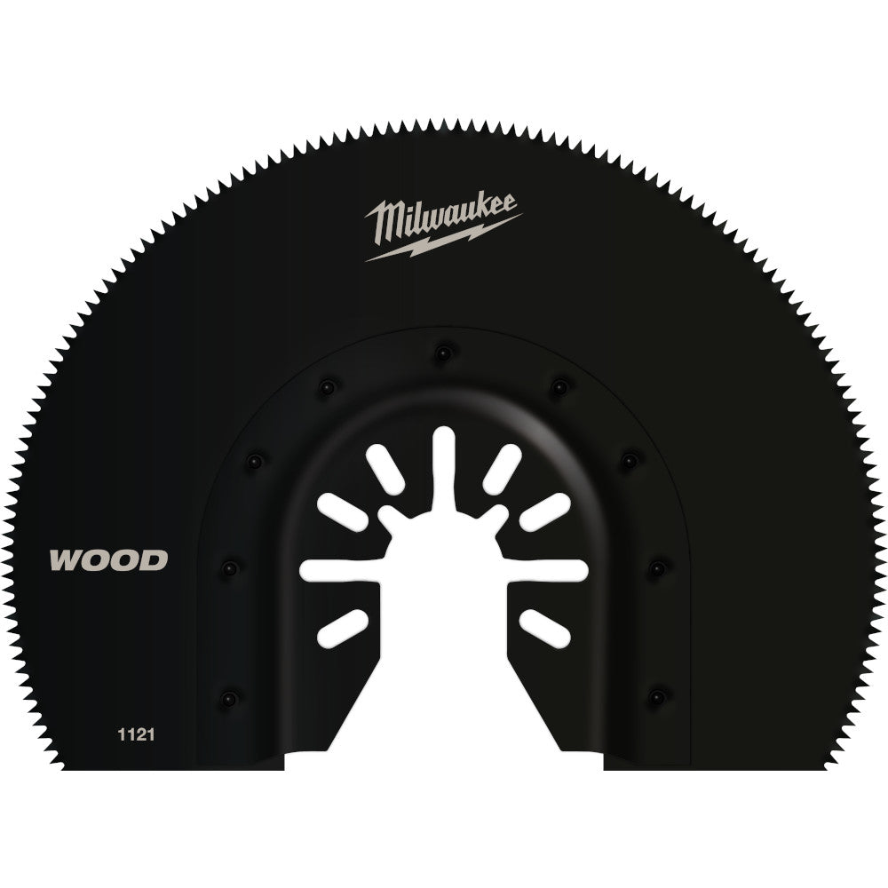 Milwaukee 49-25-1121 - OPEN-LOK™ 3-1/2" HCS Wood Segmented Multi-Tool Blade