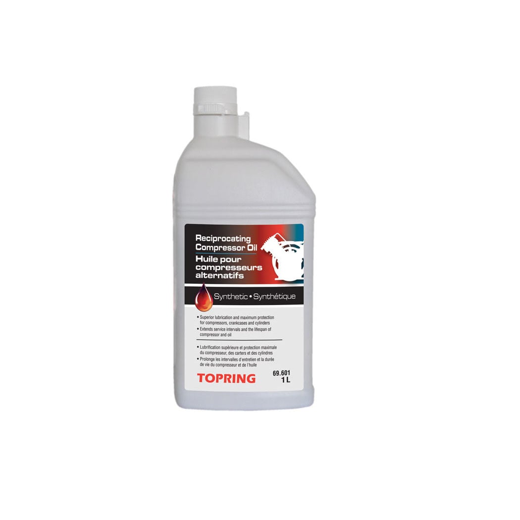 TOPRING 69.601 - Synthetic Oil for Reciprocating Compressor 1 L
