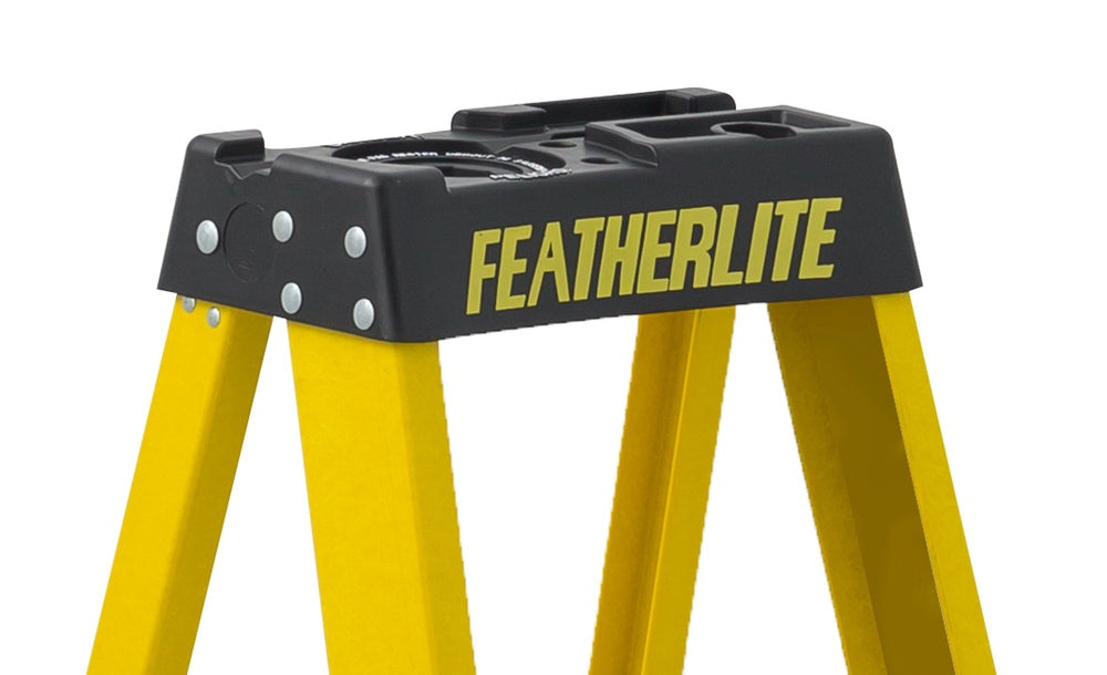 Featherlite 6912 - 12' EXTRA-HEAVY DUTY FIBERGLASS STEPLADDER