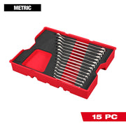 MILWAUKEE 48-22-0154 15pc MM Combo Wrenches w/Foam