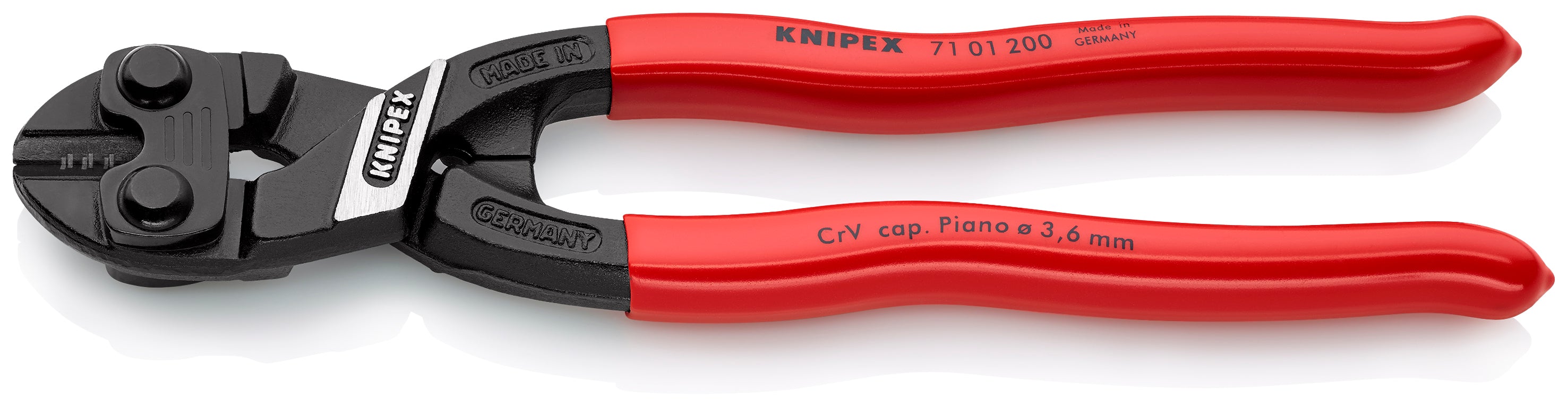 Knipex 7101200SBA - 8" CoBolt® High Leverage Compact Bolt Cutters