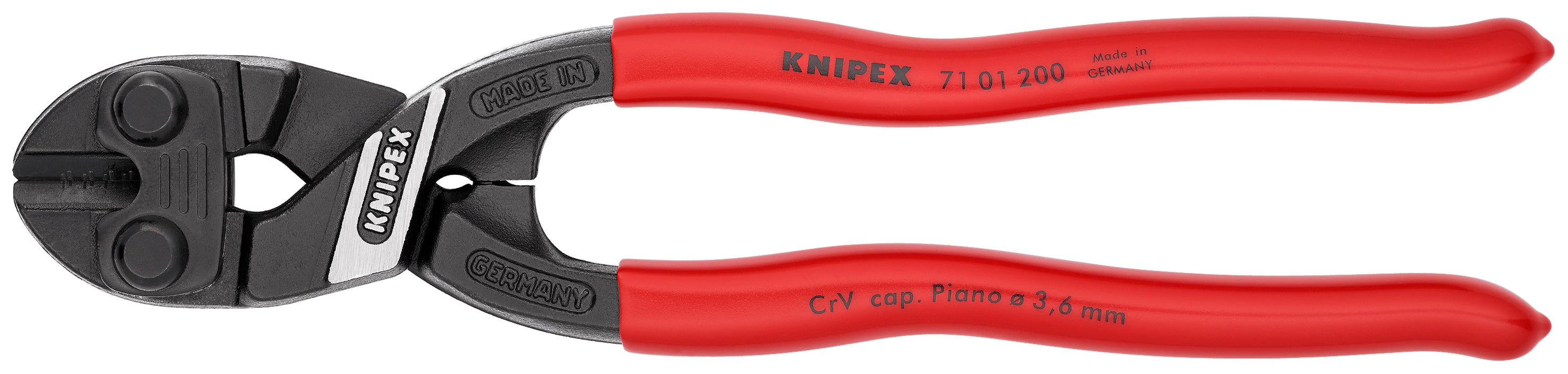 Knipex 7101200SBA – 8" CoBolt® Kompakt-Bolzenschneider mit hoher Hebelwirkung