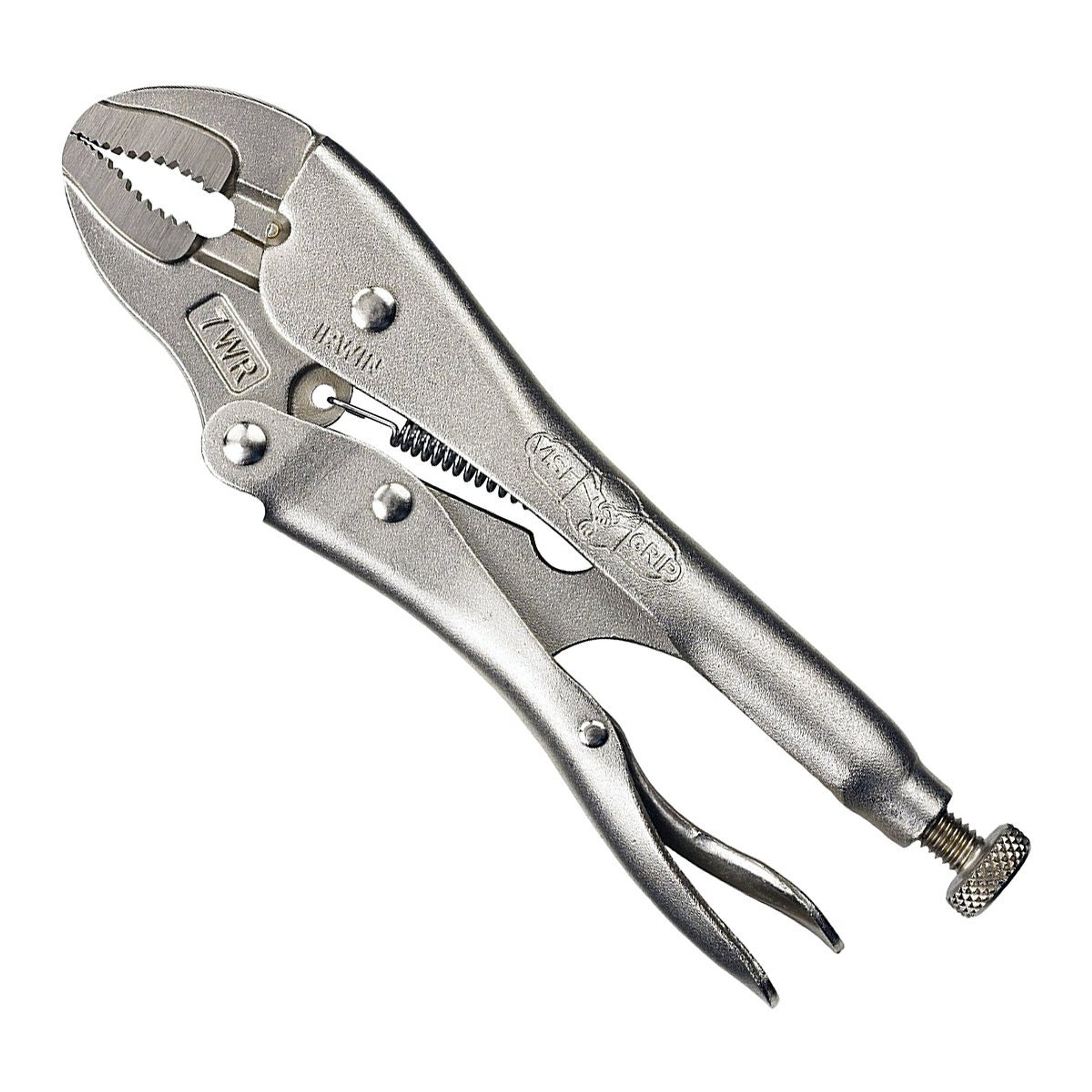 Pince-étau Irwin 702L3 Vise-Grip 7 po à mâchoires courbées avec coupe-fil