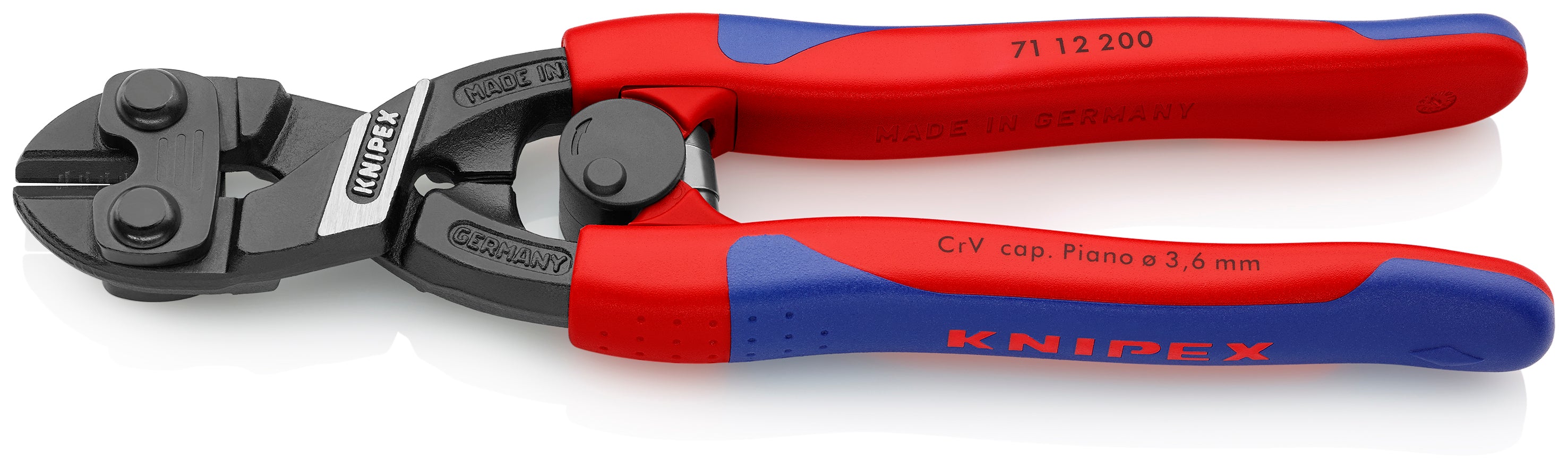 Knipex 7112200SBA - Coupe-boulons compacts à fort effet de levier CoBolt® 8"