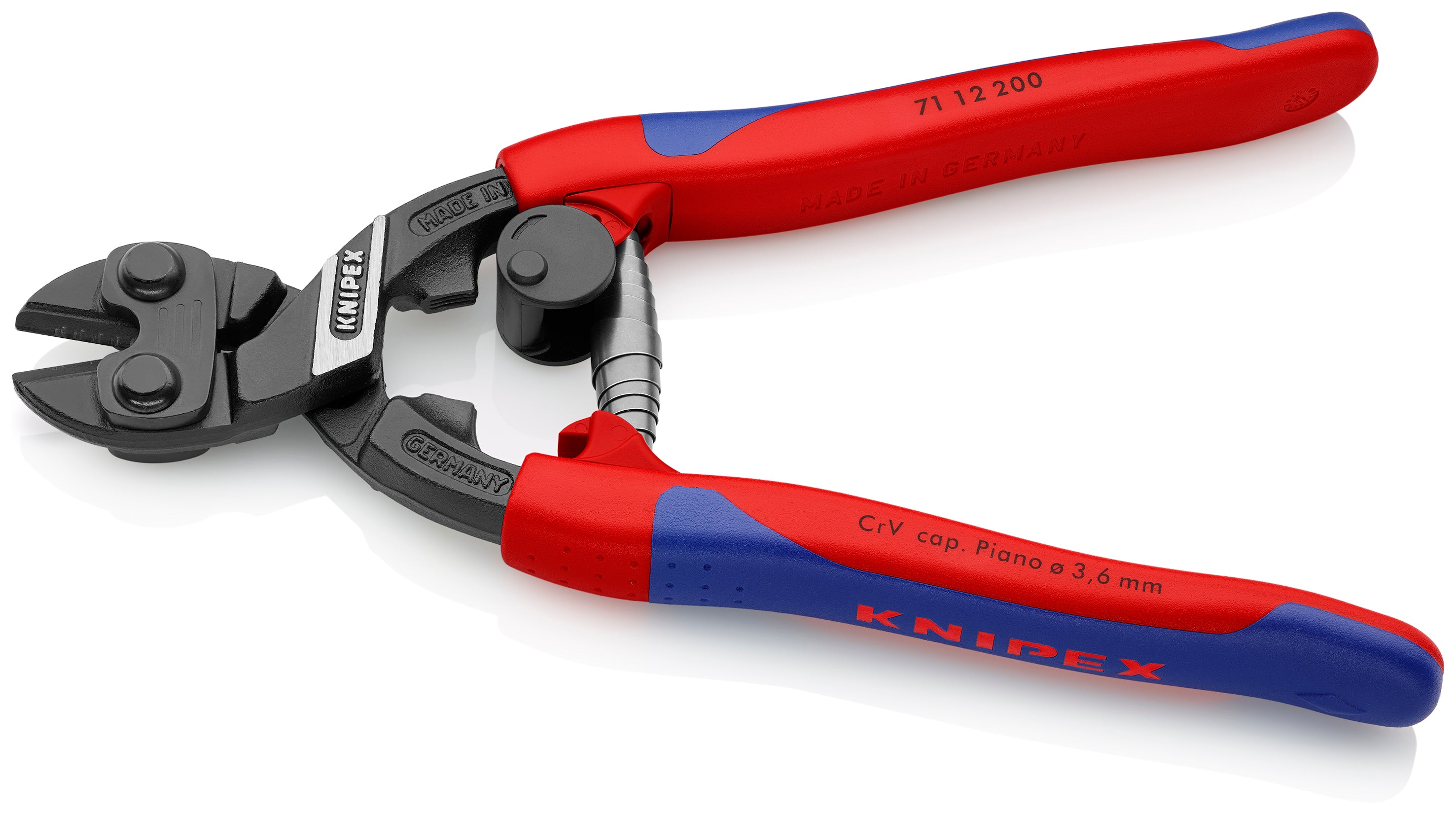 Knipex 7112200SBA - 8" CoBolt® High Leverage Compact Bolt Cutters