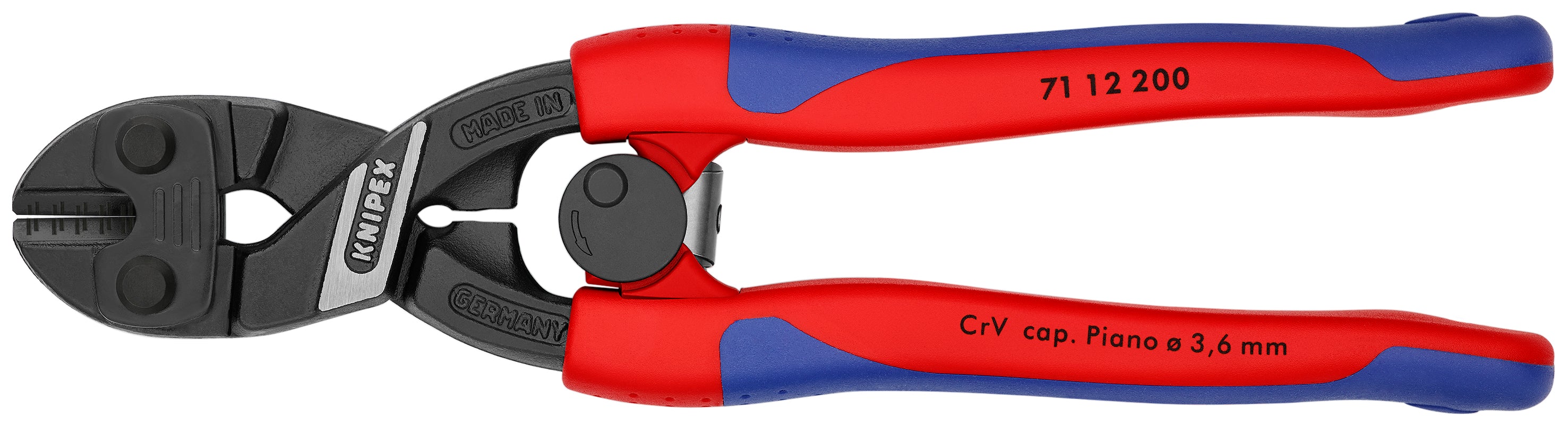 Knipex 7112200SBA - 8" CoBolt® High Leverage Compact Bolt Cutters