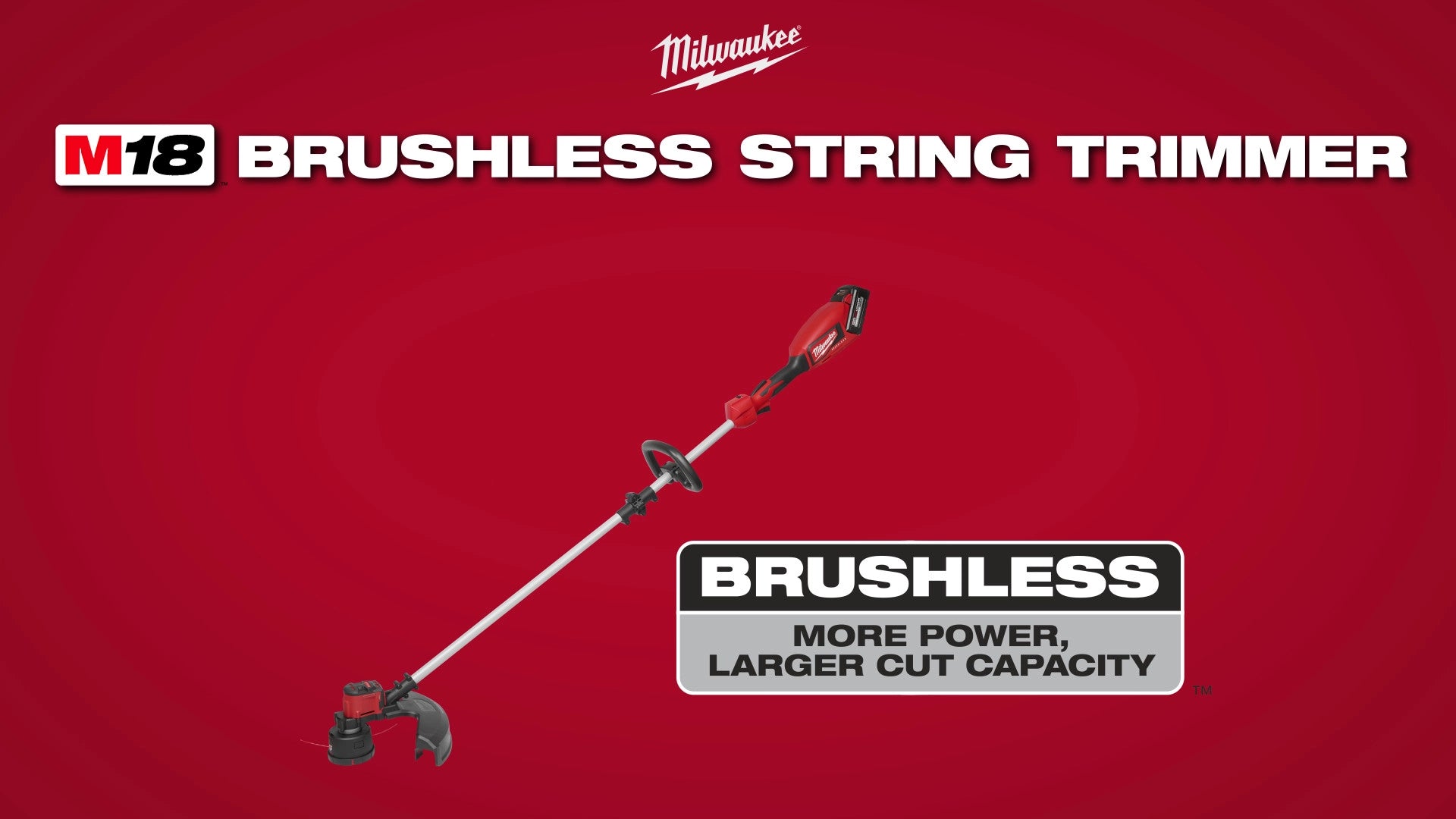 Milwaukee 2828-21E - MILWAUKEE 2828-21E - M18™ Brushless String Trimmer Kit (View 2)