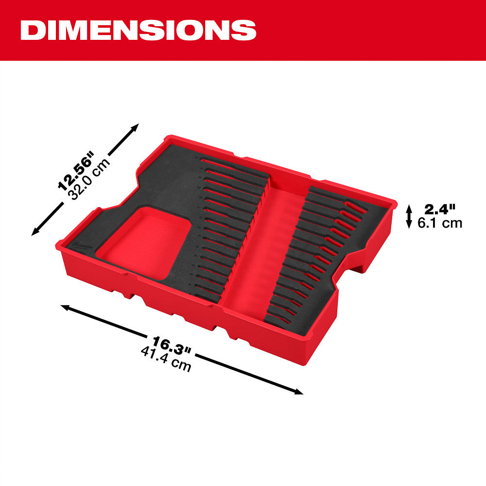 MILWAUKEE 48-22-0155 15pc SAE Combo Wrenches w/Foam