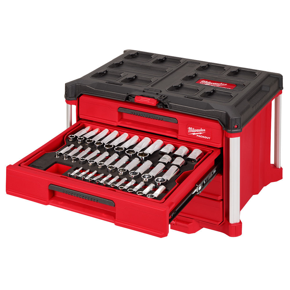MILWAUKEE 48-22-9491 242pc Metric & SAE Socket Set