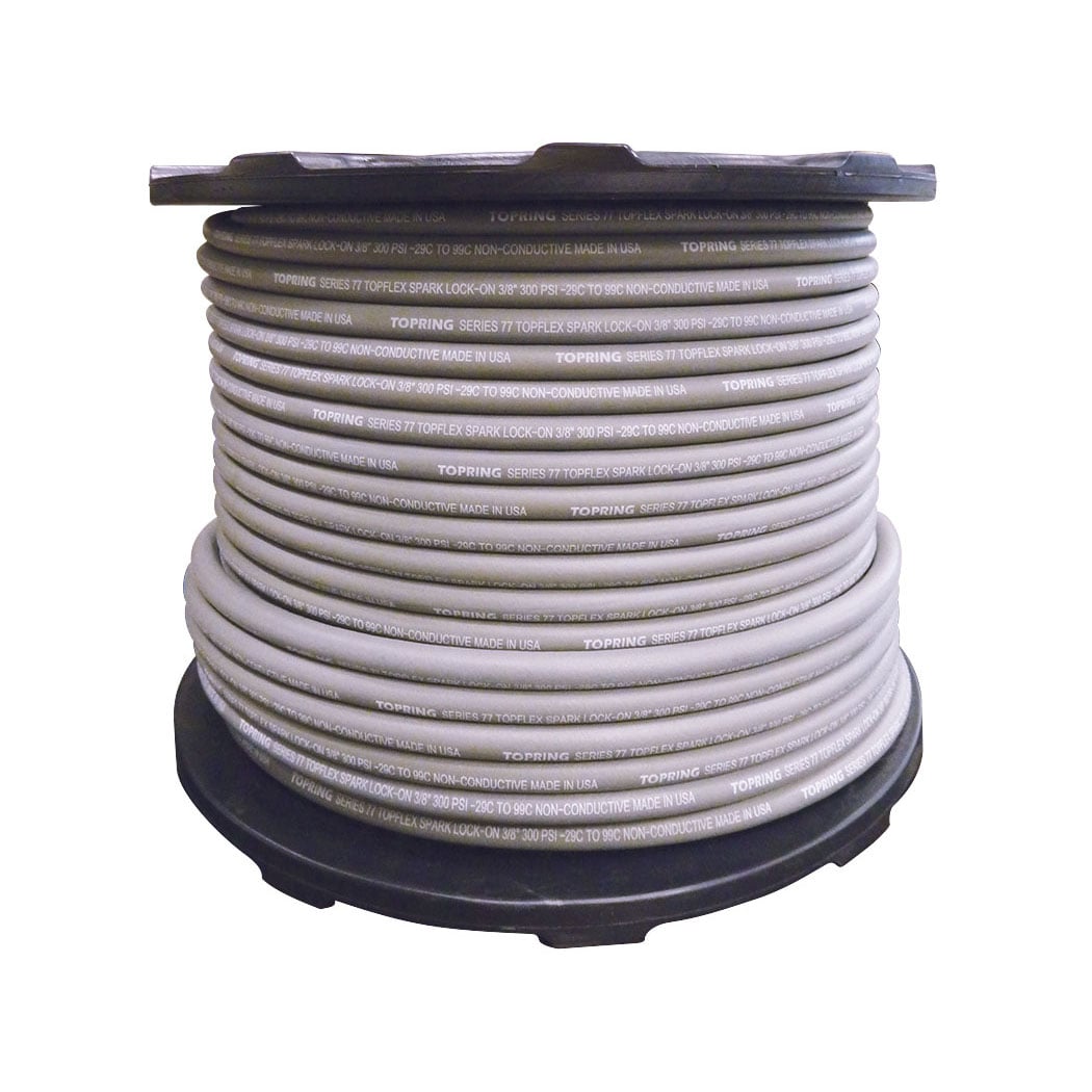 TOPRING 77.360 - Push-On Rubber Hose 3/8 I.D. 500 Foot Spool TOPFLEX