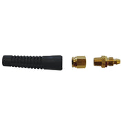TOPRING 78.825 - Brass Swivel Adapter 1/4 I.D. to 1/4 (M) NPT With Bend Restrictor TOPMAX (Multiple of 5)