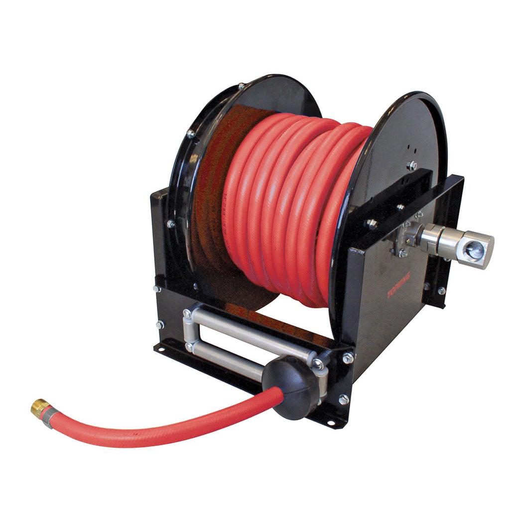 TOPRING 79.258 - Hose Reel With 3/4 I.D. 50 ft. Rubber Hose STEELPRO